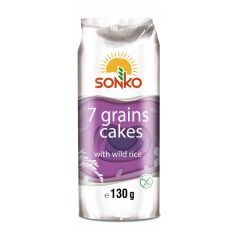Галети 7 злаків з диким рисом, Sonko, 130г