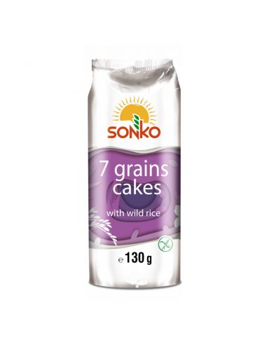 Галети 7 злаків з диким рисом, Sonko, 130г