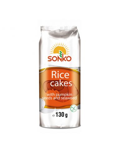 Галети рисові з насінням гарбуза, Sonko, 130г