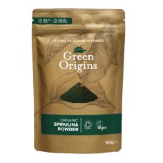Порошок із спіруліни органічний, Green Origins, 90г