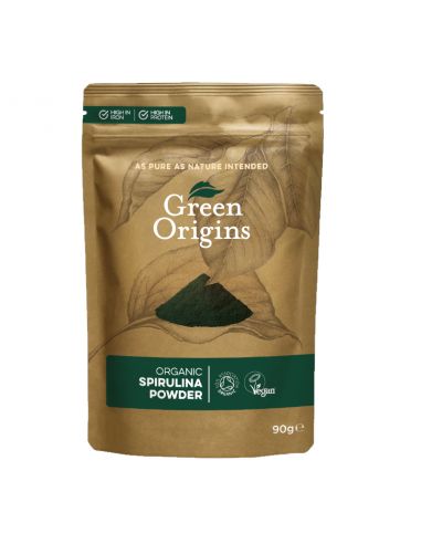 Порошок із спіруліни органічний, Green Origins, 90г