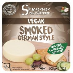 Сир Чеддер копченний веганський, Sheese, 200г