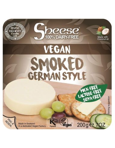 Сир Чеддер копченний веганський, Sheese, 200г