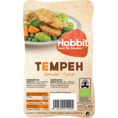 Соєві боби ферментовані Темпе копчений, De Hobbit, 170г