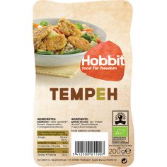 Соєві боби ферментовані Темпе, De Hobbit, 200г