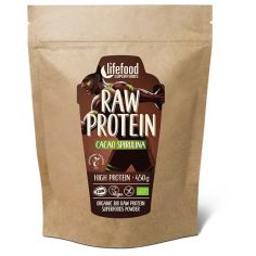 Протеїновий порошок, Какао-Спіруліна, Lifefood, 450г