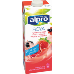 Молоко соєве червоні фрукти, Alpro, 1000мл