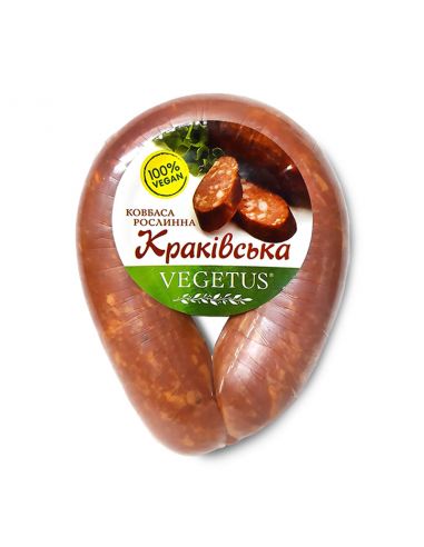 Ковбаса рослинна «Краківська», Vegetus, 485г