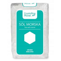 Сіль морська грубого помелу, Crystalline Planet, 600г