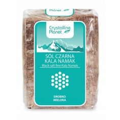 Сіль чорна дрібного помелу, Kala Namak, Crystalline Planet, 600г