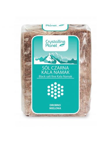 Сіль чорна дрібного помелу, Kala Namak, Crystalline Planet, 600г
