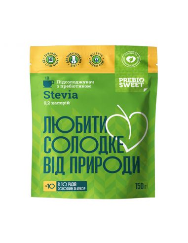 Підсолоджувач столовий "Стевія",Prebiosweet, 150г