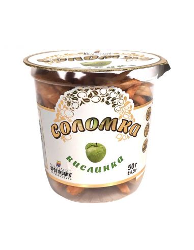 Соломка яблучна Кислинка, Spektrumix, 50г