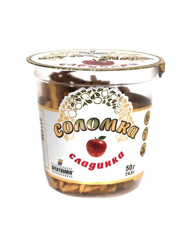 Соломка яблучна Солодинка, Spektrumix, 50г