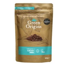 Какао-боби подрібнені органічні, Green Origins, 90г