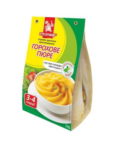 Пюре горохове, Сто Пудов, 170г