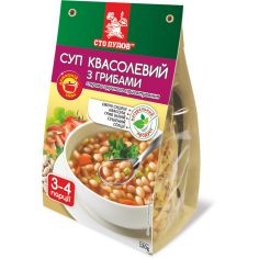 Суп квасолевий з грибами, Сто Пудов, 120г