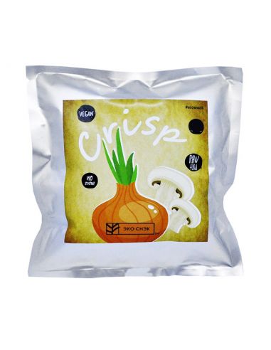 Хрустики Crisp "Гриби-цибуля", Еко-Снек, 150г.