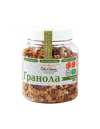 Гранола горіхова, O&H, 250г