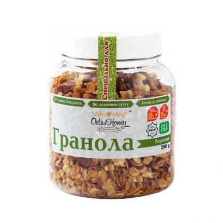 Гранола горіхова, O&H, 250г