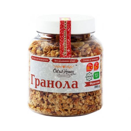Гранола фруктова, O&H, 250г