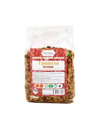 Гранола фруктова, O&H, 500г