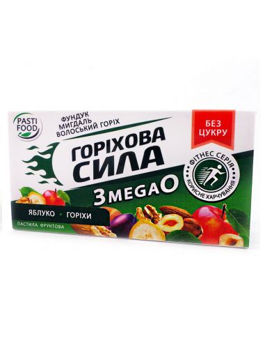 Пастила яблуко, Горіхова Сила, 50г