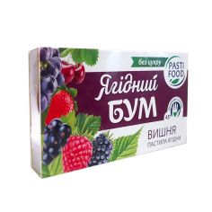 Пастила яблуко-вишня, Ягідний Бум, 50г