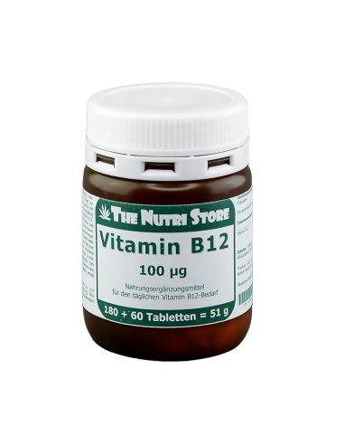 Вітамінін B-12 у таблетках, The Nutri Store, 100мг