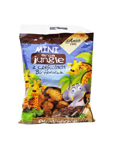 Печиво з шоколадом "Mini Zoo", Bio Ania, 100г.
