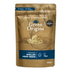 Насіння коноплі очищене, Green Origins, 100г.