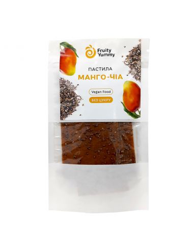 Пастила манго-чіа, Fruity Yummy, 40г