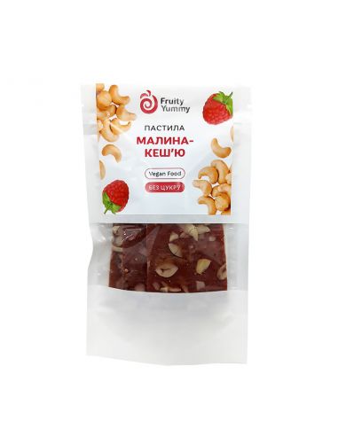 Пастила малина-кеш`ю, Fruity Yummy, 40г