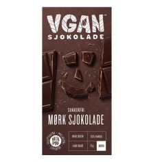 Шоколад чорний Без Цукру вегетаріанський VGAN, Novelty Food, 70г