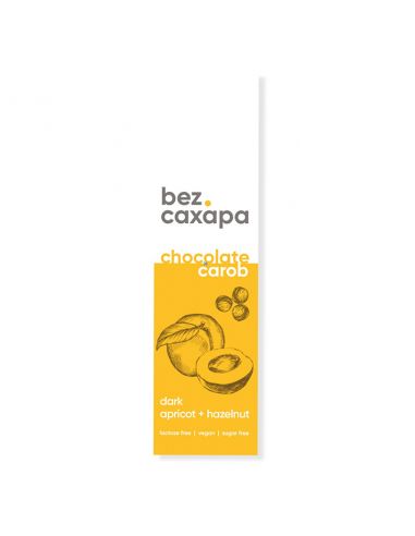 Шоколад чорний Курага Фундук, bez.сахара, 25г
