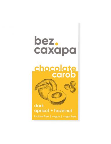 Шоколад чорний Курага Фундук, bez.сахара, 90г