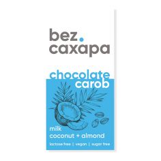 Шоколад молочний Мигдаль Кокос, bez.сахара, 90г