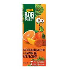 Натуральні цукерки з хурми та Апельсину bob snail (Равлик Боб), 30г
