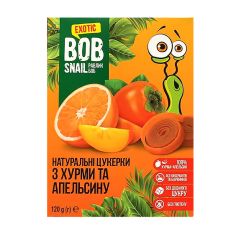 Натуральні цукерки з хурми та Апельсину bob snail (Равлик Боб), 120г