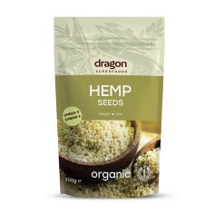 Насіння коноплі очищені, Dragon Superfoods, 200г