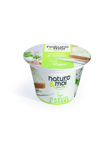 Намазка веганська зі смаком часнику та трав, Nature&Moi, 150г