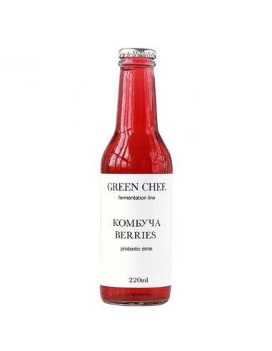 Комбуча Berries, Green Chef, 220мл