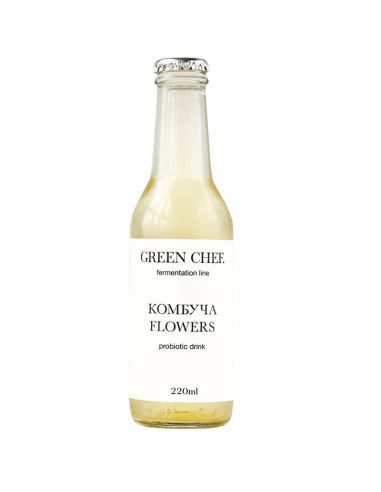 Комбуча Flowers, Green Chef, 220мл