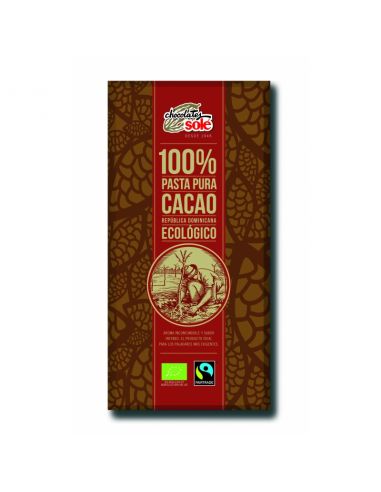 Шоколад темний 100% какао, Sole, 100г.