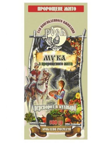 Мучка з пророщеного жита, Рось,500г