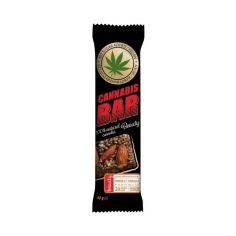 Батончик мюслі з мигдалем + насіння канабісу, Cannabis Bar, 40г