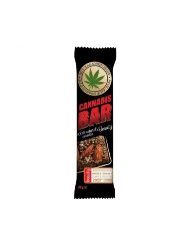 Батончик мюслі з мигдалем + насіння канабісу, Cannabis Bar, 40г