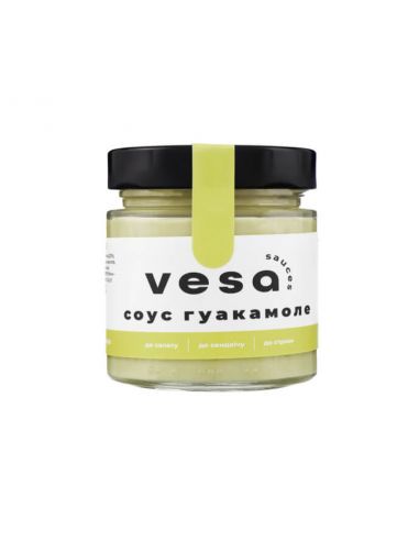 Соус гуакамоле з авокадо, Vesa, 200г