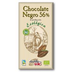Шоколад темний 56% какао, Sole, 100г.