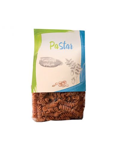 Макарони із сочевиці червоної (спіраль), PaStar, 350г